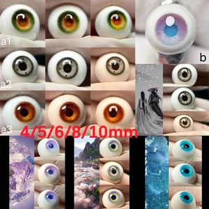 Маленькие красочные глаза для куклы BJD, глаза из смолы 4/5/6/8/10 мм, аксессуары для кукол ручной работы «сделай сам», глазное яблоко для куклы BJD, специальные гипсовые глаза 240301