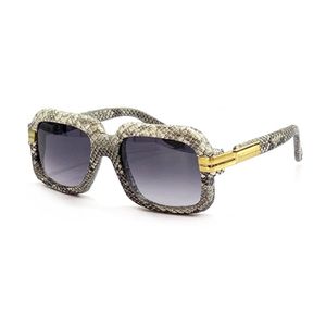 Moda CAZ Mens Sunglasses Designer Womens Dark Green Snake Pattern Óculos Decorativos Quadro Casais Ornamentais Chá Verão Outdoo224k