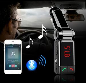 BC06 Araba Şarj Cihazı Bluetooth FM Verici Çift USB Port Bluetooth Alıcı Mp3 Oyuncusu Bluetooth Handse ile 5980905