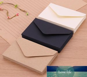 20pcs boş mini kraft kağıt zarflar düğün davetiyesi zarfı hediye zarfı teşekkürler kart kartpostalları9232158