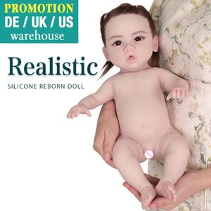 Ucharmmore 47 см 28 кг силиконовая кукла реборн всего тела Bebe Silicona реалистичные куклы для девочек для детей игрушки подарок 240304