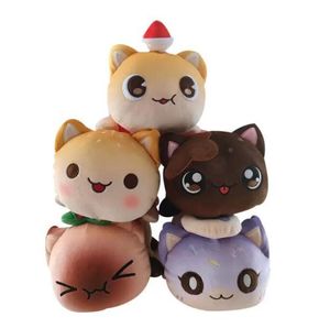 Brinquedos de pelúcia Meow Boneca Coca-Cola Batatas Fritas Hambúrguer Pão Sanduíche Comida Gato Travesseiro de Dormir Crianças Presente de Natal DHL6942138