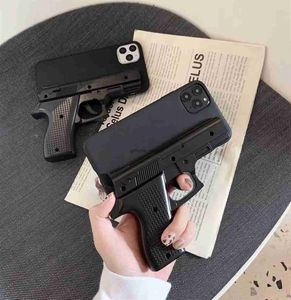 Чехол для телефона с 3D забавным пистолетом для iPhone 11 Pro Max X 7 8 Plus Xr Xs max, силиконовый чехол для телефона с игрушечным пистолетом, 199E6803859