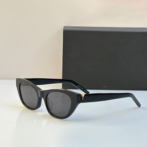 Дамские солнцезащитные очки SL Glasses Cat Eye Sunglasses Дизайнер Euro American Trend Classic Retro Style Высококачественный наряд Essential Fashion Feet