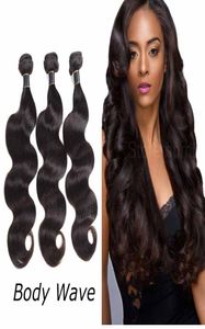 Бразильские пучки волос с объемной волной 34 шт. 100 наращивание человеческих волос Remy Hair Weave Bundles Extensions Straight 50gpcs Wet And Wa2512824
