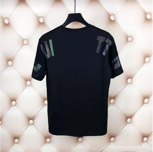 Yaz Men Tasarımcı T Shirt Pamuk Gevşek Tearing Tees 3D Mektup Baskı Kısa Kollu Gömlek Moda Hip Hop Sokak Giysisi Yansıtıcı Tee Fil