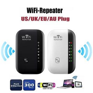 Versão atualizada Roteador Wps 300Mbps Repetidor WiFi sem fio Roteador WiFi Amplificadores de sinal WIFI Extensor de amplificador de rede 7 luzes indicadoras