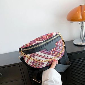 Bel Çantaları Moda Kadınlar Paketler Lady National Etnik Omuz Vintage İşlemeli Çanta Kemer Satchel Tasarımcı Göğüs