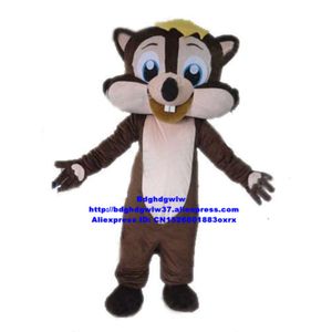 Maskot Kostümleri Kahverengi Sincap Sincap Chipmuck Chippy Eutamias Maskot Kostüm Yetişkin Karikatür Karakter Kapanış Töreni ZX350 İçinde Birisi