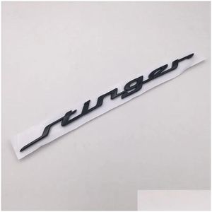 Kia Stinger için Araba Çıkartmaları GT 20T Leter Logo Rozeti Gövde Arka Bagaj Çıkartma Dekorasyon Emblemi 86311J5100 86311J51001574972 DROOD DELI OTOR7