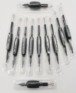 9RS 19mm 35pcs Silikon Dövme İğne Kavrama İpucu Siyah Renk Tek Kullanımlık Dövme Tüpleri Needles ile 9481531564425