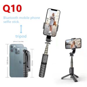 Huawei onurlu iPhone Android Xiaomi için Teleskopik Bluetooth Stick ile Cep Telefonu Selfie Stick için Gimbal Yeni Taşınabilir Tripod