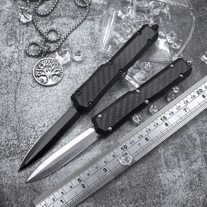 Нож MICRO Makora II Авиационный алюминий (6061-T6) + ручка из углеродного волокна 3K Кемпинг Инструмент для выживания в походах на открытом воздухе EDC Карманные ножи UT UTX Tool