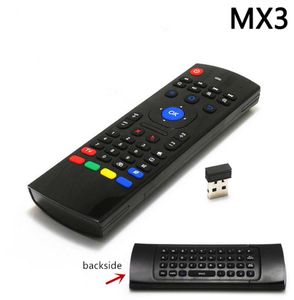 MX3 Air Fare X8 Evrensel Akıllı Uzaktan Kumanda 24G RF Android TV Kutusu için Kablosuz Klavye H96 MAX X96 Mini6677131