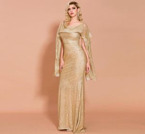 Lüks Altın Beyaz Denizkızı Gece Elbiseleri 2020 Afrika Suudi Uzun Arapça Resmi Elbise Kadınlar İçin Kılıf Balo Kıyısı Ünlü Robe D5847536