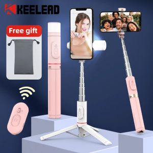 Gimbal Taşınabilir Selfie Stick Teleesopic Alüminyum Alaşım Tripod, Bluetooth ile Samsung iPhone Pro Max Xiaomi 12s Ultra Telefon