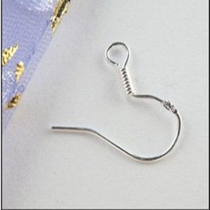 200pcs Lot Sterling 925 Gümüş Kıdaşlar Kanca Küpe Bulguları Balık Wwire Hooks Takı DIY 15mm Balık Kancası Fit Küpe283p