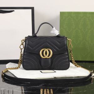 Дизайнерская сумка высокого качества в классическом стиле, хит продаж, модная универсальная повседневная дорожная мини-портативная сумка через плечо с цепочкой, кожаная косметичка GZ1