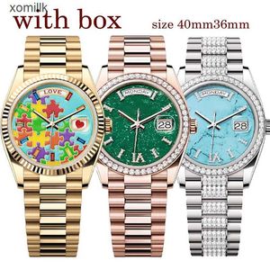 AA 2023 Новые часы Diamond Expression Pack Puzzle Watch Мужские женские часы высокого качества Автоматические часы Дизайнерские часы Размер 40 мм 36 мм Нержавеющая сталь 904L Orologio.