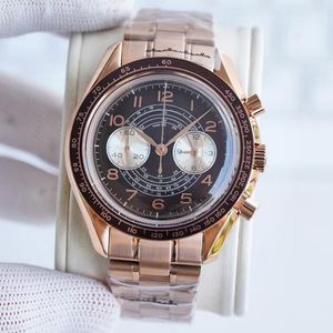 Мода Мужчина vk Quartz Battery Watch Рождество роскошные часы 43 -мм нержавеющая сталь сапфировые стеклянные водонепроницаемые дизайнерские часы Montre de Luxe