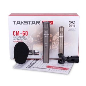 Микрофоны Высококачественный профессиональный записывающий микрофон Takstar CM60 Конденсаторный микрофон вышеупомянутого типа для музыкального инструмента