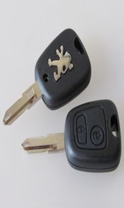 Высококачественный пластиковый чехол для дистанционного ключа автомобиля для peugeot 206, 2 кнопки, пустая крышка для дистанционного ключа62564714884199