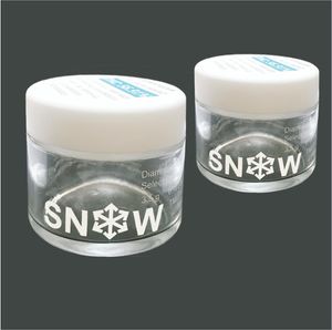 Пустая стеклянная банка с 3D-печатью SNOW Diamond Infused Select Flower, 3,5 г, 0,123 унции, упаковка для тюбиков с прероллом, банка для конфет