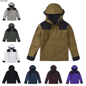 Moda yeni erkek tasarımcı erkek açık yüzlü ceketler kavşak kuzey ceket parkas su geçirmez ve rüzgar geçirmez dış giyim Asya boyutu S-X2XL EF9H