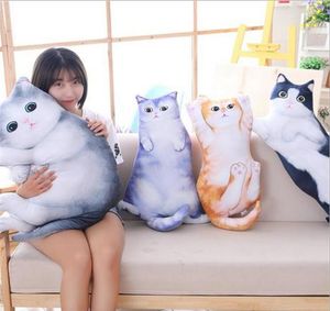 Güzel yaratıcı karikatür kedi dekoratif yastık gövde yastık sevimli anime kediler yastık yıkanabilir bel yastık sevimli koltuk cushion8350683