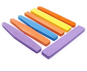 Профессиональные файлы eva Nail Files Двухсторонние блестящие губки шлифовальные гвозди 7 -дюймовый набор для ногтей.