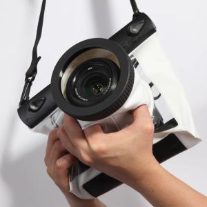 Сумки TteooBL GQ518 SLR DSLR HD 20M Водонепроницаемая сумка для камеры Подводный сухой корпус Чехол для Nikon Canon Sony Дайвинг Бесплатная доставка