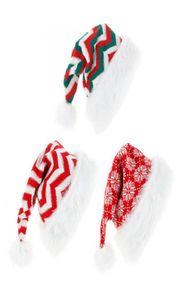 En Ucuz Noel Peluş Şapka Örme Uzun Zımba Çizgili Yetişkin Kırmızı Noel Baba Noel Yün Parti Şapkaları Noel Süslemeleri Hediyeler7220227