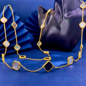 Kadın mücevher yonca tasarımcı kolye moda zarif lüks cazibe kolyeler trendy yeni kadın zincirleri cazibe kırmızı değerli taş malzemeleri zl164 g4