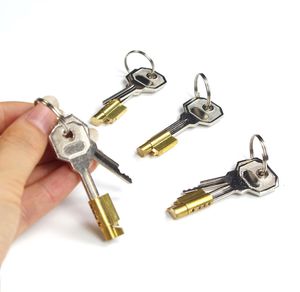 3 компл./лот, держатель для ключей с латунным замком для мужской клетки, запирающая заглушка, удерживающая пенис, стелс-замки7888346