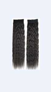 087 Синтетический хвост, длинные прямые волосы, 16 дюймов, 22 дюйма, зажим для наращивания волос, хвостик, блондинка, коричневый, омбре, хвост с Drawstr9328437