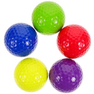 5 PCS Golf Ball Prime Balls Eğitimi Kompakt Renkli Küçük Golf Sentetik Kauçuk Uygulama 240301