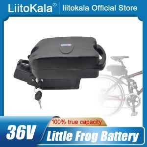 Liitokala 36V 10AH 12AH 15AH 20AH Elektrikli Bisiklet Pil Küçük Kurbağa Koltuk Altında Post Ebike Piller Pack 250W-500W için