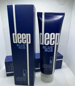 Хит продаж, крем для местного применения Deep BLUE RUB с эфирными маслами, 120 мл, уход за кожей тела, увлажняющий, лучшее качество.