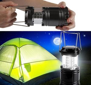 LED kamp lambası dış mekan katlanabilir fener acil el feneri taşınabilir siyah yürüyüş kampı cadılar bayramı Christm5045106
