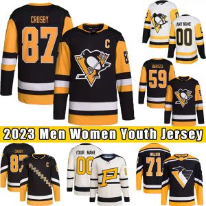 87 Sidney Crosby Özel Erkekler Kadın Gençlik Pittsburgh''penguins'''hokey Jersey Pjersey Kış Klasik Guentzel Malkin Erik Karlsson Sidney Crosby Reilly Smith Kris