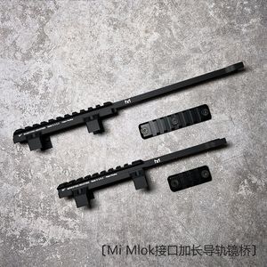 Baodan Tang MP5 MP5K Metal MI MLOK Arayüzü Genişletilmiş Demiryolu CNC Ayna Köprüsü Universal Sima Sijun Serisi