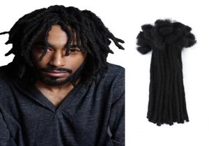 Luxnovolex Dreadlocks İnsan Saç Uzantıları 30 Tracks Doğal Renk 06 cm Çapı Genişlik İnissiz Bakire Tam El Yapımı Perma4525578