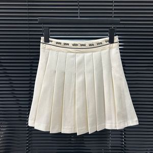 Плиссированные женские мини-юбки, элегантные сексуальные белые юбки, платье, повседневные повседневные юбки из лямок с буквами