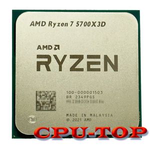 Ryzen 7 5700X3D R7 5700X3D 3.0 GHz Processador CPU de 8 núcleos e 16 threads 7NM L3 = 96M 100-000001503 Soquete AM4 sem ventilador 240304