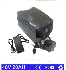 Kurbağa Ebike 18650 Lityum Pil 48V 20AH 750W 1000W Motor için 30A BMS 546V 2A Charger3751847