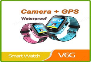 Новое поступление, водонепроницаемые GPS SmartWatch V6G с фонариком камеры, местоположение вызова SOS, сенсорный экран, монитор с защитой от потери, трекер PK Q905460821