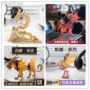 3D Bulmaca Mokr Renk 3D Metal Bulma Bulmacası Dragon Scorpion Phoenix Moyilong Hediye ve Oyuncaklar Çocuklar İçin Yetişkinler Öğrenme Eğitim Diy Yapboz Modeli 240314