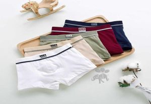 Çocuk Boyun Pamuk Boksör Şort Panties Çocukların iç çamaşırı Bütün Beden 216 Yıl 5 PCS4547318