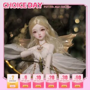 Fantasy Angel Firefly 1/6 Büyük Göğüsler Kanatlar Sprey Gradyan Işık Elf Archer BJD Reçine Ball Eklemli Bebek 240304