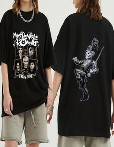 MEN039S Tshirts Vintage Mcr Siyah Parade Mahyet Tshirt My Romantizm Punk Rock Yaz T Shirt 2022 Moda Top Tee Fil